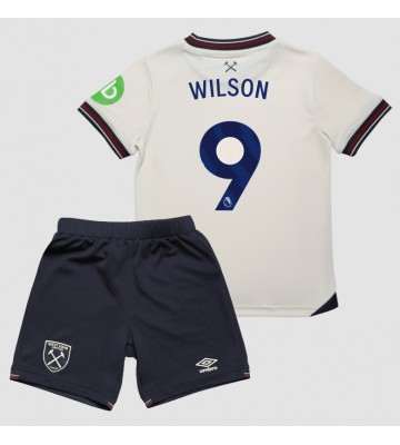 West Ham United Callum Wilson #9 Seconda Maglia Bambino 2025-26 Manica Corta (+ Pantaloni corti)